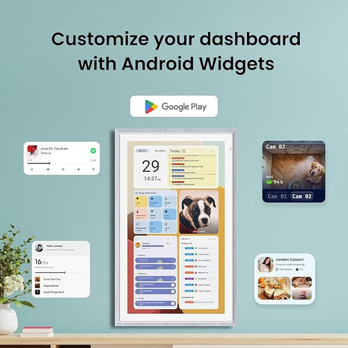 ApoloSign 21.5" Digital Calendar: Dual Mode Calendars with Google Play & Multi-calendar Sync