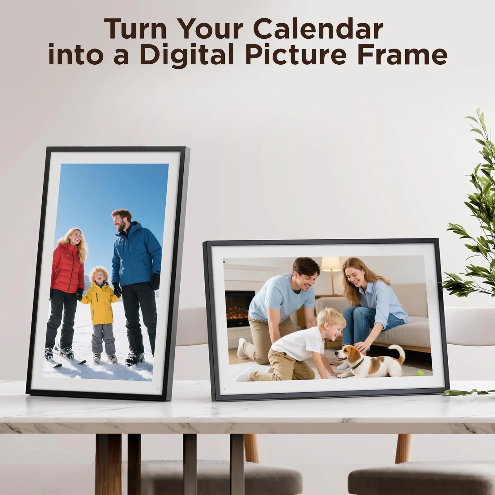 10.1in HD Touchscreen Family Planner Calendar Smart Digital Calendar Electronic Calendar with Chore Chart Meal Plan